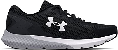 Under Armour Charged Rogue 3 Trainers Mens Runners Black/Grey 8.5 (43)
