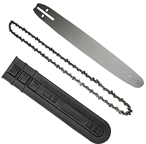 18 inch 325 inch Pitch .058 inch Gauge 72 Drive Link Chainsaw Guide Bar & Chain & Bar Cover