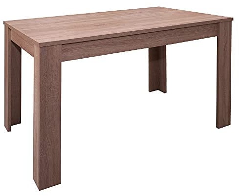 Tavolo allungabile Caladora, Consolle Estensibile Multiposizione, Tavolo da Pranzo con allunga, 140/190x90h77 cm, Rovere