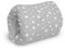 Amilian Baby klein Stillkissen mit Füllung; Kissen; Stillmuff, Muff: ca. 22 x 20 cm, für Unterwegs; Arm Tunnel; Armkissen, beim Stillen; Breastfeeding Pillow, Fläschchen, Sternchen klein Grau