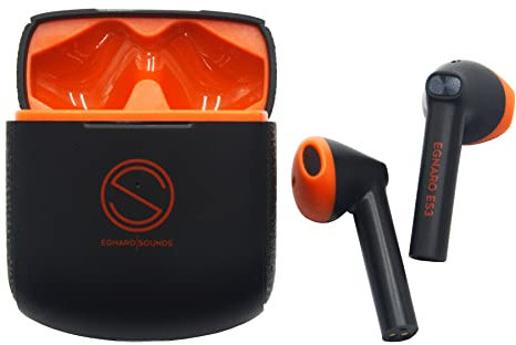 EGNARO ES3 Auricolari Stereo True Wireless, Auricolari Bluetooth 5.1, Comandi Touch con Microfono, colore nero