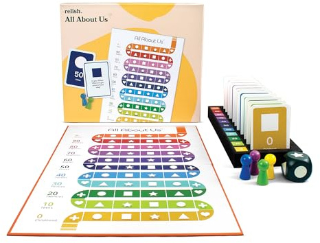 Relish - 'Alles Über Uns' konversationelles Brettspiel - Kartenspiel für mehrere Spieler - Demenz Aktivitäten & Alzheimer's Produkte/Spielzeug für Senioren