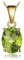 JewelryPalace Oval 1.7ct Echt Peridot Birthstone Solitär Kette Anhänger, Schmuck Set Grün mit Stein, Halsketten Damen Silber 925 Collier Edelstein Mädchen, Ketten für Frauen Geschenk Vergoldet 45CM