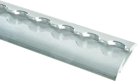 LOADCARE Airlineschiene Halbrund Aluminium ungebohrt – Zurrschiene 1 m / 1,5 m / 2 m – Zurrleiste für Camper, PKW, LKW, Anhänger – stabil & hochwertig verarbeitet (3, 2m)