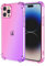 Topme Custodia per Telefono per Smartphone, Compatible with iPhone 15 Pro Max (6.7 Inches), Cover per Cellulare con Gradiente di Colore Trasparente in Morbido Silicone TPU - Rosa Viola
