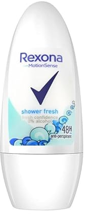 6er Pack - REXONA Women Deodorant Shower Fresh Roll-on - 50ml (weiß)