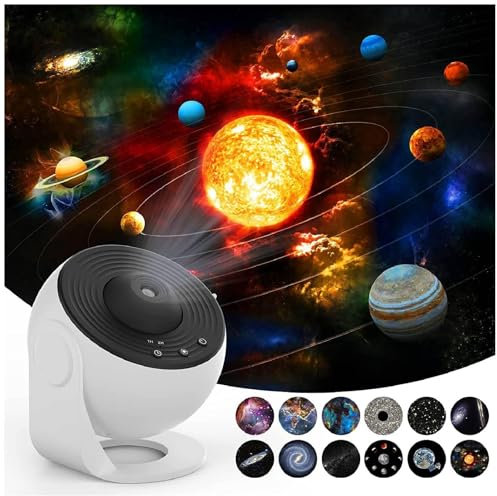 Projecteur D'étoilesLight, Projecteur D'étoiles de Planétarium, Veilleuse de Ciel étoilé Réaliste, Plus Grande Zone de Couverture, Projecteur de Lumières de Galaxie, Lampe de