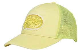 Superdry Damen Neonfarbene Trucker Cap mit Mesh-Einsatz Elektrisch Limettengrün 1SIZE