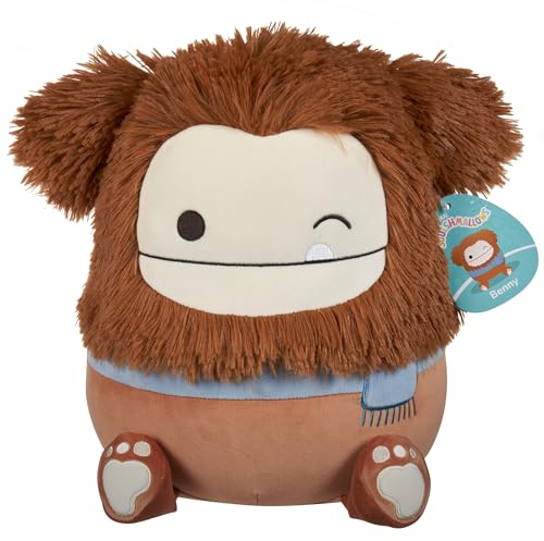 Squishmallows SQCR07266 - Benny der Bigfoot 30 cm, offizielles Jazwares Plüsch, superweiches Kuscheltier