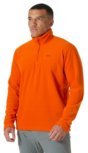 Helly Hansen Men's Daybreaker 1/2 Zip Fleece, Patrol Orange, M