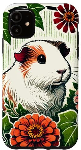 Custodia per iPhone 11 Cavia illustrazione carino cavie
