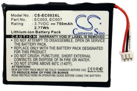 750mAh Battery Replacement for Apple iPOD Mini 4GB, iPOD Mini 6GB, Mini 4GB M9160LL A, Mini 4GB M9434LL A, Mini 4GB M9435LL A, Mini 4GB M9436LL A, Mini 4GB M9437LL A, Mini 4GB M9800 A, Mini 4GB M9800B