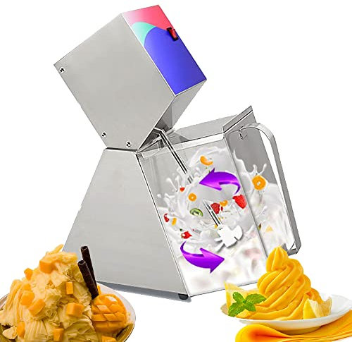 SmPinnaA Máquina Comercial para Hacer Licuadora De Helados De Servicio Duro De 120W, Máquina Licuadora para Batidos De 13L, Máquina Mezcladora De Helados De 1750Rpm