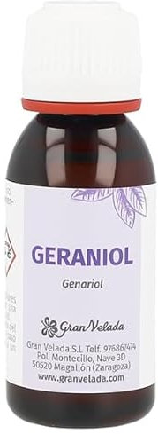 Geraniol | Aromatizante natural con notas florales y cítricas | Ideal para cosmética y repelente de insectos|100 ml