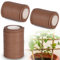 efuturetime 3 x Alambre para Plantas 20m x 3.5mm Alambre Engomado de Atar Recubierto para Formar y Sostener Plantas, Marrón Claro