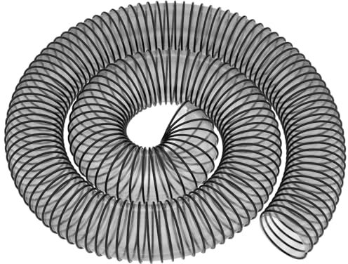 Laubsauger-Vakuumschlauch, 2,4 m, PVC, für Dr. Agri-Fab Trac Vac Cyclone usw. (20,3 cm Innendurchmesser), passend für die meisten Marken, Rasen, Laubbläser, Staubsauger, Grasfänger, Bagger,