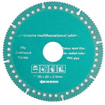 4 Inch Indestructible Disc - Cut Everything in Seconds,Upgrade Indestructible Disc for Angle Grinder,Circular Saw Blades for Ceramic Tile Glass Metal Wood Cutting