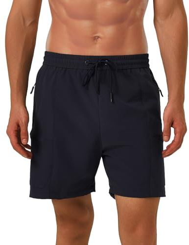 Aureonus Badehosen für Herren Männer Badeshorts mit Reissverschluss und Mesh-Futter