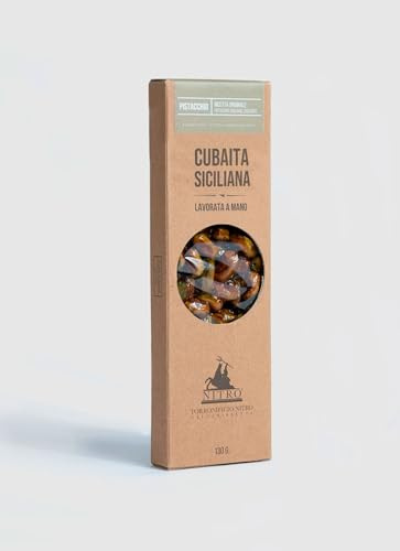 Nitro Croccante di Pistacchio Siciliano Artigianale 130 g | Croccante Tradizionale, Fatto a Mano, Senza Conservanti, Vegano