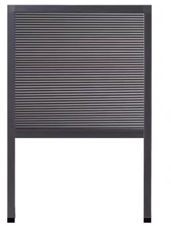 Porte accordéon pliante en PVC pour salle de bain, 2 m de haut, idéale pour les placards