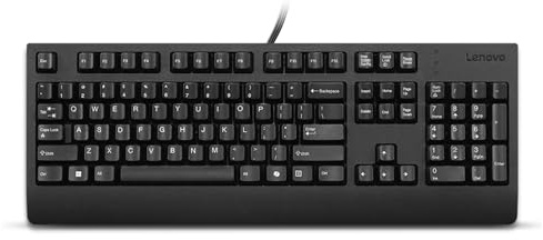 Lenovo Preferred Pro II - Clavier - Full Size - USB - AZERTY - Français - Noir - Boîte Marron
