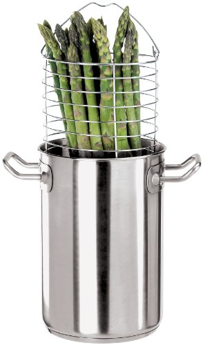 Paderno 12037-16 Pentola Cuociasparagi, in Acciaio Inox, 16 cm