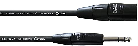 CORDIAL CABLES Câble audio XLR mâle/jack stéréo 3 m CÂBLES AUDIO Essentials XLR / Jack