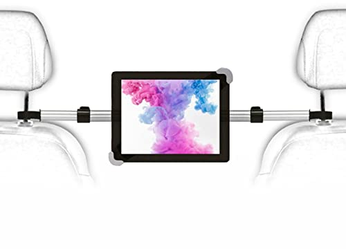 Girafus Soporte Tablet para Coche 4–13 | Reposacabezas Universal | Compatible con iPad Mini, Air, Pro 12.9/11, Switch, Kindle – Montaje Trasero Ajustable