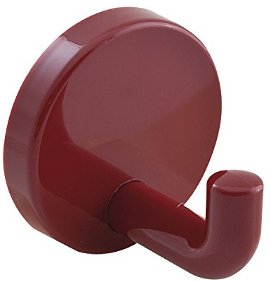 HEWI Wandhaken Serie 477 (Handtuchhaken / Handtuchhalter / Kleiderhaken) 46mm Ausladung, Farbe rot - 477.90.010 33