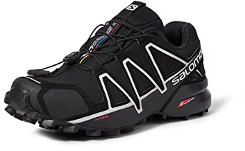 Salomon Speedcross 4 Gore-Tex Herren Trailrunning-Schuhe, Wasserdicht, Präziser Fusshalt, Black, 44