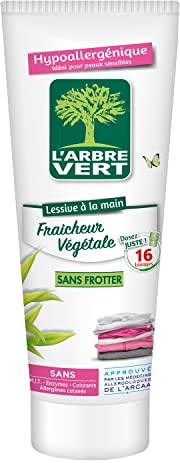 L'Arbre Vert Lessive À La Main Sans Frotter Fraîcheur Végétale - Hypoallergénique - 16 Lavages