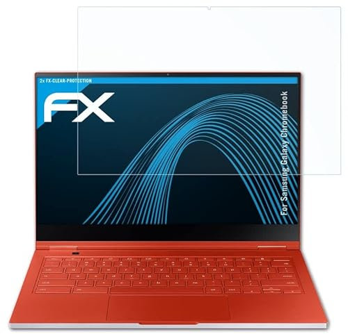 atFoliX Screen Protection Film compatible with Samsung Galaxy Chromebook Screen Protector, ultra-clear FX Protective Film (2X)