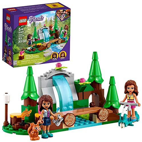 LEGO Friends Forest Waterfall 41677 Building Kit; Includes a Squirrel Toy for Kids Who Love Nature Toys