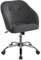 Yaheetech Silla de Oficina Giratoria de 360° de Terciopelo con Altura de Asiento Ajustable Silla Terciopelo Carga 136 KG