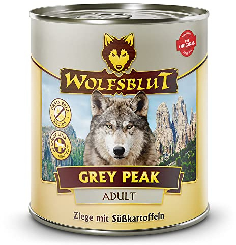 Wolfsblut - Grey Peak - 6 x 800 g - Ziege - Nassfutter - Hundefutter - Getreidefrei