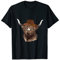Scottish Highland Cow Hut Cowboy Hut West Scottish Cow Lover T-Shirt