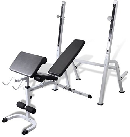 ADWOA Multibank Trainingsbank Hantelbank Fitness Situp Bank Bauch Und RüCkentrainer Krafttraining Zuhause
