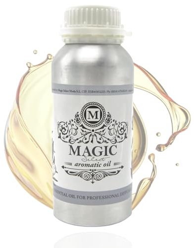 Olio Essenziale Puro Gelsomino 500 ml per Diffusore di Fragranze Elettrico. Deodorante per Ambienti Marketing Olfattivo Professionale. Aromaterapia per la Casa e Negozio.