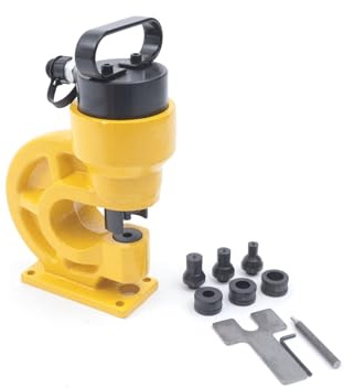 31T Hydraulikstanze Blechlocher Hydraulische Lochstanzen Set Hydraulisch Lochknacker Hydraulikeinheit Hydraulic Hole Punch Stanzmaschine Aus Metall Kupfer Hydraulisches Stanzwerkzeug