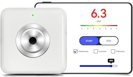 VBR Sun UVI Indexmesser bis zu 22 mit UV-Verletzungsalarm, Sonnenbrandschutz mit Piepton-Erinnerung
