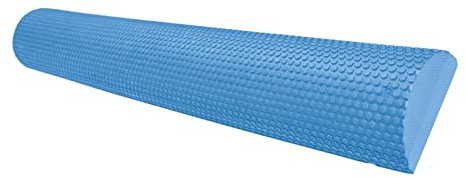 Perfeclan Eva Half Foam Roller Foam Half Roller, Massage Yoga Blocks Half Round Foam Roller, Half Roller Foam for Women Men Gym Relaxing Exercise, Blau 60 cm x 7,5 cm