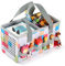 Tasche für Toniebox Starter Set Aufbewahrungstasche für Toniebox Figur, Home Outdoor Handtasche für Tonies Audio Player und Puppen Musikspielzeug Falttasche für Toniebox Zubehör (Karierte Farbe)
