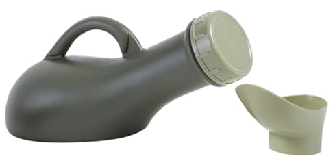 Aililong Urinoir portable pour hommes et femmes - 1 l - Urinoir portable - Toilettes d'urgence réutilisables - En plastique - Avec couvercle - Pour les voyages, le camping, les déplacements, l'aide à