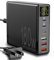 USB Ladegerät Mehrfach, Binamao 180W 6-Port USB C Netzteil, USB C Schnellladegerät mit LED Anzeige, GaN USB Ladestation PD 3.0 Charger für MacBook iPhone 15 14 Pro Max 13, iPad, Samsung Galaxy S23 S22