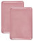 Shackcom Set di 2 teglie da forno rosa, 34,5 x 24,5 x 2,5 cm, piccole teglie, in acciaio inox, antiaderente, per cottura a casa