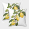 FPAKAKIIE Zitrone Kissenbezüge 2er-Set Innen Deko Fruits Kissenbezug Für Schlafzimmer Sofa Kissenhülle Versteckter Reißverschluss Innen Deko Für Sofa, Couch, Stuhl 40x40cm