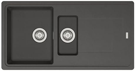 Reversible Kitchen Sink 1.5 Bowl - Black