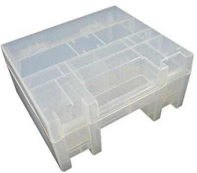Housoutil Transparente Tragbare Batteriefach-box Aus Pp Kunststoff Aa Aaa Batterien Organizer Mit Auslaufsicherem Deckel Sicherer Aufbewahrung Für Aa Aaa Und Batterien Leicht Und Kompakt