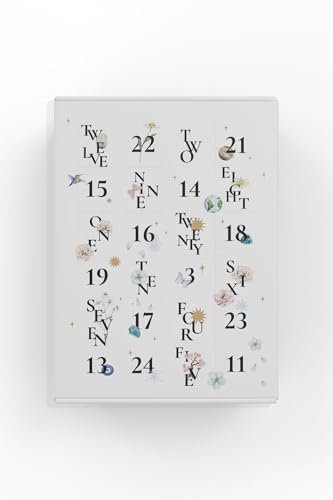 Einzelstück® Adventskalender Echtschmuck 2024 I 925 Sterling Silber, 14K Gold, Rosegold I 24 exklusive Schmuckstücke aus Handarbeit für jeden Anlass (Silber)