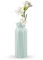 Creative Plastic Vase Tall 8 Inch Decorative Flower Vase Living Room Ornaments Vase Geometric Desktop Decorative Vase Living Room Ornaments Vase for Modern Home Office Decor (Green)
